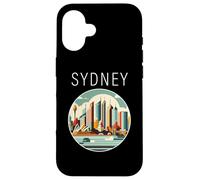 Sydney Australia paisaje Art Deco Carcasa para iPhone 16