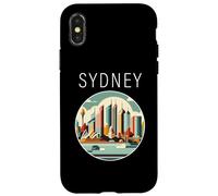 Sydney Australia paisaje Art Deco Carcasa para iPhone X/XS