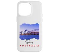 Sydney Australia Recuerdo Turístico Famoso Opera House Harbour Carcasa para iPhone 14 Pro MAX