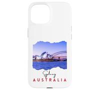 Sydney Australia Recuerdo Turístico Famoso Opera House Harbour Carcasa para iPhone 15