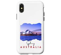 Sydney Australia Recuerdo Turístico Famoso Opera House Harbour Carcasa para iPhone X/XS