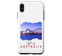 Sydney Australia Recuerdo Turístico Famoso Opera House Harbour Carcasa para iPhone XS MAX