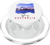 Sydney Australia Recuerdo Turístico Famoso Opera House Harbour PopSockets PopGrip para MagSafe