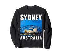 Sydney Australia Recuerdo Turístico Famoso Opera House Harbour Sudadera