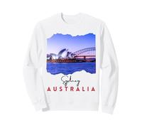 Sydney Australia Recuerdo Turístico Famoso Opera House Harbour Sudadera