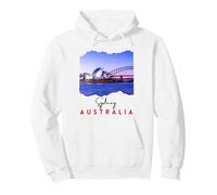 Sydney Australia Recuerdo Turístico Famoso Opera House Harbour Sudadera con Capucha