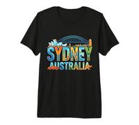Sydney City Name Travel Souvenir - Regalo turístico Camiseta Premium