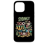 Sydney Name Cute Retro Girls Wildflower Sydney Name Carcasa para iPhone 13 Pro MAX