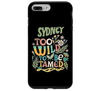 Sydney Name Cute Retro Girls Wildflower Sydney Name Carcasa para iPhone 7 Plus/8 Plus