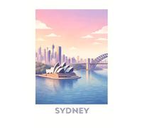 Sydney Notebook - Elegant Lined Journal for Travel, Notes, and Everyday Writing: Minimalist lined notebook ideal for journaling, trip planning, study ... for Sydney lovers. 110 pages, 6 x 9 size.