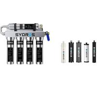 Sydros Filtro de agua Optimus Bundle - Filtro en línea de alto rendimiento para agua potable cristalina, elimina microplásticos, bacterias y cloro, ideal para su uso en cocinas y oficinas