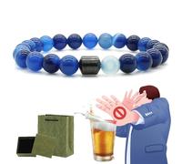 Syeefula Glame Anti Alcohol Bracelet, Anti Alcohol Magnetic Bracelet Women & Men, Helps Reduce the Urge to Drink, Relieve Anxiety and Stress (I)