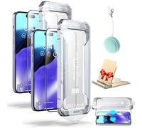 Syeefula SmoothShield 2 Packs - Tempered Glass Screen Protector with Anti-Scratch Anti-Fingerprint Privacy & Auto Dust-Free Install for iPhone 12-16 Series (4K-2 Packs,for 16Pro)
