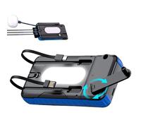 Syengery Batería Externa con Cargador Solar | A Prueba De Golpes con Linterna,Power Bank Solar con Manivela Manual | para Teléfono para Camping Senderismo Viaje Mochilero Smartphone Tablet