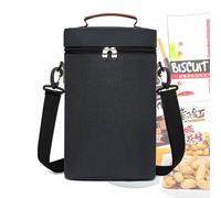 Syengery de Viaje para Vino, para Botella de Vino, Portador de | Aislante para 2 Botellas enfriadora de | Portador de con asa Estuche portátil para BYOB, Mujeres y Hombres