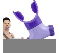 Syengery Entrenador Respiratorio Pulmonar - Ejercitador Pulmonar - Ejercitador Portátil Ajustable para Nadar Deportes Cantar Correr