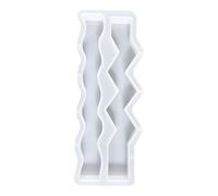 Syengery Moldes de Velas | Forma de Columna de Onda Larga Reutilizable - Desmolde Fácil Para Cera - Para Vela Aromática Jabón Decoración Resina Fiestas