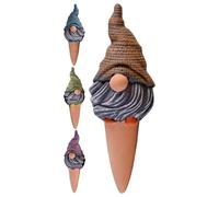 Syengery Picos de Riego Automático - Regador De Terracota De Liberación Lenta,Estacas De Terracota De Autorriego | Para Interior Y Exterior Jardín Macetas Irrigación De Raíces Viajes Y Vacaciones