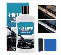 Syengery Pulimento para Interior del Coche, Crema Detalladora De Larga Duración 100g, Limpiador De Coche, para Cuero Acabados Salpicadero Asiento Cuidado del Auto Detallado Paneles Duros