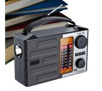 Syengery Radio Portátil | Radio de Supervivencia - Receptor AM/FM/OC con Carga Solar y Type-C, Alertas Meteorológicas, Linterna Portátil para Emergencias de Tormentas, Tornados, Apagones y Preparación