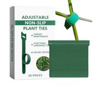 Syengery Sujetadores para Plantas,30 Soportes Ajustables - Antideslizante Ajustable para Cultivo Saludable, Soporte para Tomateras y Enredaderas