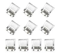 SYEYCW 10 Piezas Invisibles Clip de Dobladillo, Ajustables Clips para Acortar las Piernas, Clips para el Borde de los Pantalones, Clip de Dobladillo Portátil, para Pantalones Largos