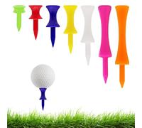 SYEYCW 105 Piezas Golf Tees Plastico, Duradero Castle Tees Golf, Golf Tees de Tamaño Mixto, Reutilizable Multicolores Tees de Golf, Profesional Accesorios (25mm, 31mm, 37mm, 46mm, 51mm, 59mm, 70mm)