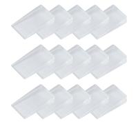 SYEYCW 12 Piezas Cuñas de Plástico, 10mm Cuña de Nivelación de Muebles, Ajustables Cuñas de Muebles, para Topes de Puertas, Suelos Irregulares, Topes, Nivelación y Fijación de Muebles Tambaleantes