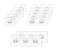 SYEYCW 12 Piezas Ganchos Adhesivos de Repuesto para Estantes de Ducha, Adhesivo Resistente, Al Agua sin Taladrar, para Baño Cocina Organizador, Jaboneras, Cestas