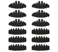 SYEYCW 12 Piezas Negro Inserciones para Sombrero, Reutilizables Insertos Moldeadores para Gorras de Béisbol, Forros de Sombrero Lavables, Flexible Insertos para Sombreros de Fieltro