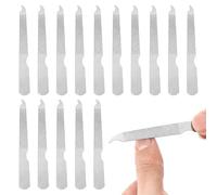 SYEYCW 15 Piezas Limas para Uñas, Lima Uñas Metalica, Cuidado de Uñas Reutilizable de Doble Cara para Hombres y Mujeres, Herramienta de Manicura con Mango Ergonómico para Podología y Uso Personal