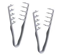 SYEYCW 2 Piezas Peine Texturizador, Herramienta para dar Volumen a las Raíces, Peine Volumen de Dientes Anchos, Accesorio de Estilizado para Raíces y Flequillo, para Mujeres y Hombres