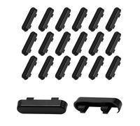 SYEYCW 20 Piezas Tapas de Drenaje para Ventanas de UPVC, Tapas Decorativas para Ranuras de Agua, Reemplazo de Cubiertas de Ventilación para Alféizar, Cubiertas para Orificios de Drenaje