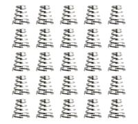 SYEYCW 25 Piezas Resorte Universal para Cierres Rápidos de Ruedas de Bicicleta, Universal Muelle de Bicicleta de Acero Inoxidable Plata, Muelles de Rueda de Bicicleta, para Pinchos de Cubo Rueda