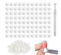 SYEYCW 300 Piezas Esponjas para Decoración de Uñas, Herramientas de Renderizado con Pinza, Cabezal de Esponja Reemplazable, Crear una Variedad de Patrones de Arte de Uñas Gradientes