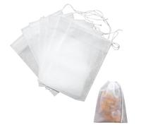 SYEYCW 300 Piezas Filtro Te, Bolsas de Filtro de Té Desechables, 5 x 7 cm Bolsas Te Desechables con Cordón, Infusor Te con Cordón, para Especias Sueltas, Té, Hierbas en Polvo, Café, Té de Hierbas
