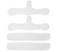 SYEYCW 4 Piezas Forros Sudor Debajo Senos Pecho, Forros de Sujetador de Algodón, Sujetador de Algodón Reutilizables, Lavable Forro de Sujetador para Sudor para Mujeres, para Deportes y Uso Diario