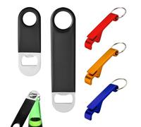 SYEYCW 5 Piezas Abridor Cerveza, 2 Abridor de Botellas de Cerveza de Acero Inoxidable & 3 Llavero Abridor de Botellas, Mini Abrebotellas, Llavero Abridor Cerveza, para Cerveza de Jugo Beber, 4 Colores
