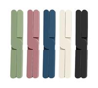 SYEYCW 5 Piezas Salvamanteles Plegables, Soporte de Silicona EcolóGico, Soporte Antideslizantes de Resistente al Calor, Protector Sartenes Separadores, para Platos, Sartenes Calientes, Cuencos
