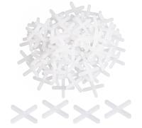 SYEYCW 500 Piezas Blanco Cruces para Azulejos, 3mm Espaciadores de Baldosas, Separadores de Baldosas de Plástico, Cruz de Junta para Posicionamiento Preciso, para Baldosas de Pared y Suelo