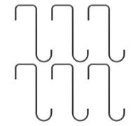 SYEYCW 6 Piezas Ganchos para Vallas, Ganchos y Colgadores Resistentes, para Colgar Plantas, Jardineras, Comederos de Pájaros, Herramientas de Piscina, Cercas, Campanas de Viento, Decoración de Jardín