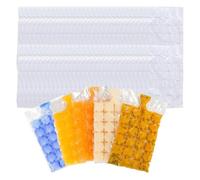SYEYCW 60 Piezas Bolsas para Cubitos de Hielo, Bolsa para Hacer Hielo, Herramienta de Bebida de Verano, para Whisky, CóCteles, Bebidas, Barbacoa y Viajes