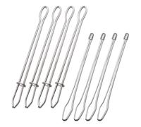 SYEYCW 8 Piezas Enhebrador de Agujas, Enebradores de Agujas de Coser, Cinturón Elástico Herramientas de Costura, Pinza Enhebradora Cordón, Elástica Coser Agujas Enhebrador, para Uso Doméstico DIY