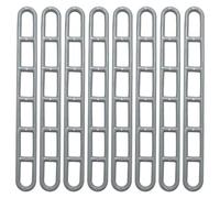 SYEYCW 8 Piezas Escaleras para Toldos de Caravanas de Plástic, Fuerte Alta Tormenta Alto Viento Toldo Correas de Escaleras Kit de Corbata, Escalera de Toldo para Arriostrar Toldos, Marquesinas, Lonas