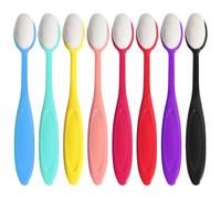 SYEYCW 8 Piezas Pinceles de Mezcla de Tinta Artesanal, Mini Cepillo de Mezcla de Tinta de Colores, Brochas Pintura con Mango, para Cartografía de Papel de Tinta Artesano Sello Scrapbooking, 8 Colores