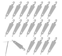 SYEYCW 80 Piezas Enebradores de Agujas de Coser, Enhebrador Agujas, Enhebradores Agujas de Acero Inoxidable, para Costura a Mano, Bordado en Punto de Cruz con Ojo Grande, Artesanía de Punto, DIYz