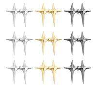 SYEYCW 9 Pares Tensores de Cintura, Ajustadores de Cintura de Clips, Reutilizable Ajustador de Pantalones, Extraíble Botones de Jeans No Requiere Costura, para Vaqueros, Pantalones, Faldas