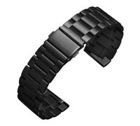 SYFCSEW Compatible con reloj Cool Shark Mesh Net Steel y for Seiko No. 5 enlatado Compatible con Casio Compatible con Huawei Compatible con cadena de reloj Citizen 20 mm 22 mm 24 mm Correa Milan mascu