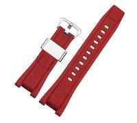 SYFCSEW Correa de caucho de silicona compatible con Casio G-SHOCK GST Series GST-W300 210 400G S130 S310 S330 B100 pulsera deportiva, talla única, ágata