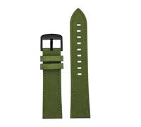 SYFCSEW Correa de Reloj de Lona for Hombres Compatible con Breitling Avengers Citizen Light Energy Seiko No. 5 Nylon Reloj Deportivo Impermeable Correa de Reloj de Cadena 22 mm(Army green-black,22mm)